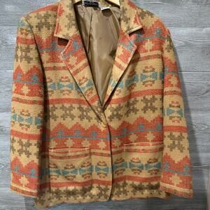 Baxter & wells petites aztec blazer size M